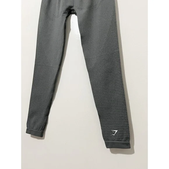 Gymshark Gray Seamless High Waisted Full Length  Leggings Size XS - Picture 6 of 9